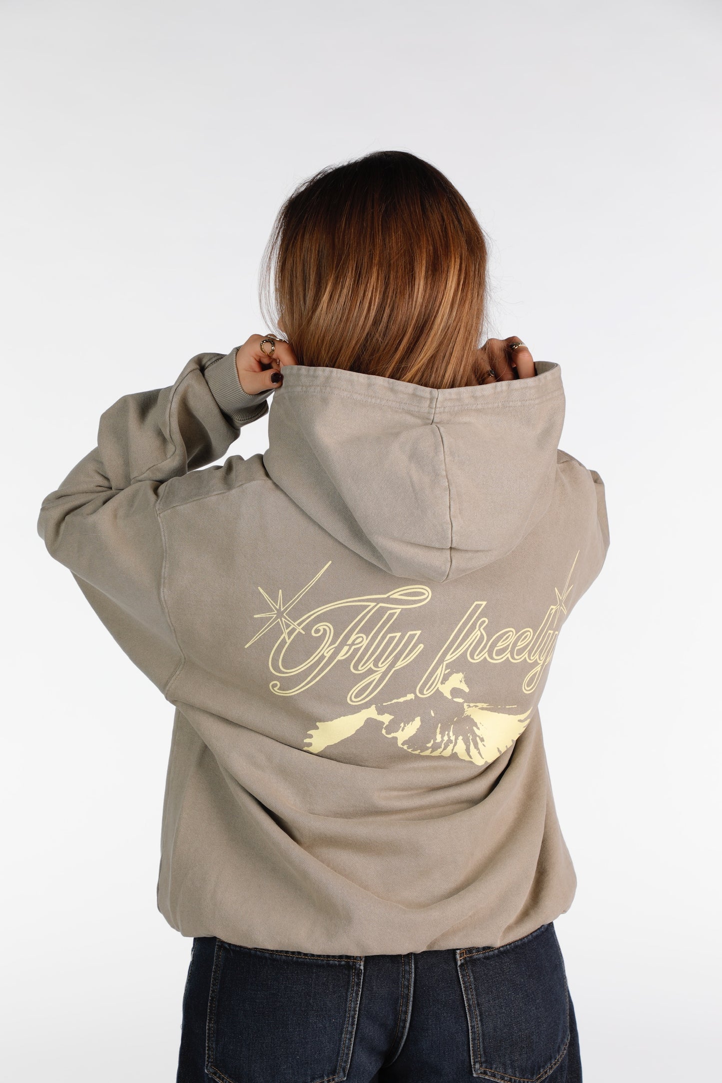 FLY FREELY VINTAGE DUNE HOODIE