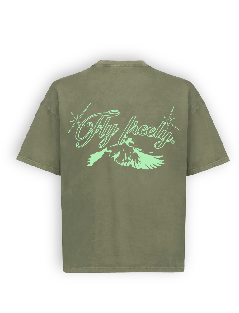 FLY FREELY DUNKELBLAUES T-SHIRT