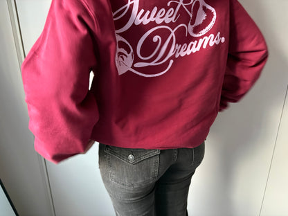 SWEET DREAMS RED HOODIE