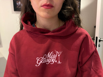 MISS GOSSIPY RED HOODIE