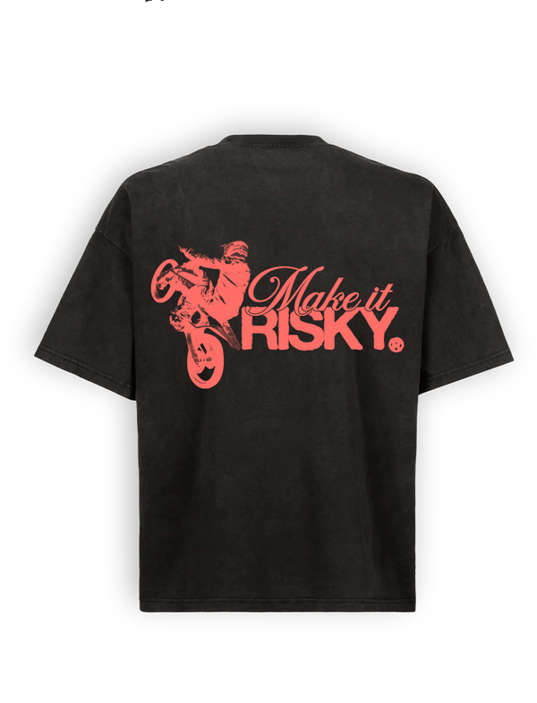 MAKE IT RISKY RED TEE