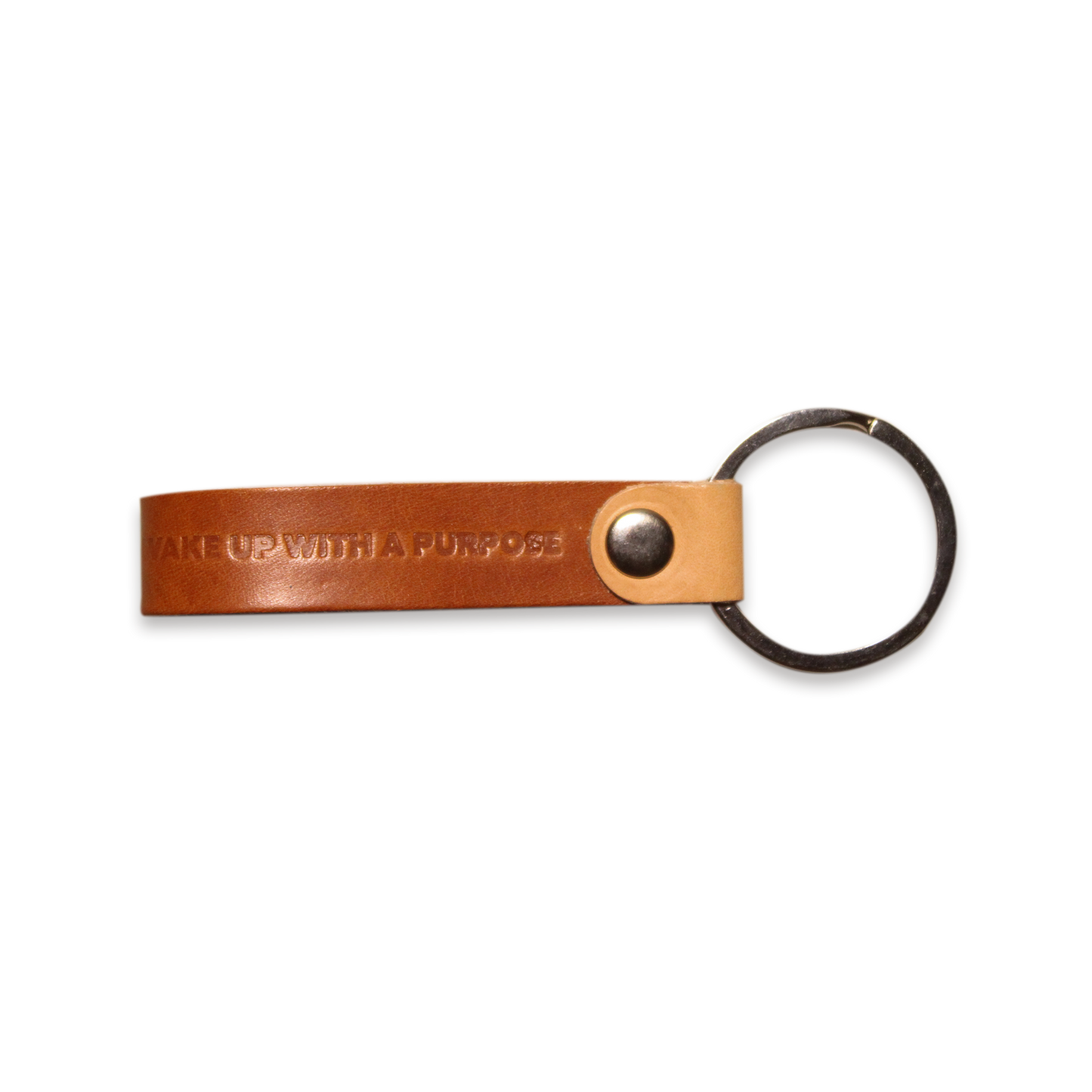 Leather keychain